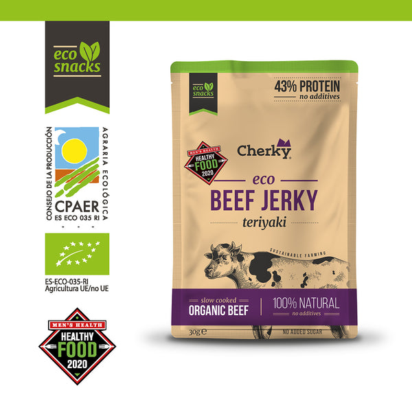 ECO · beef jerky · TERIYAKI