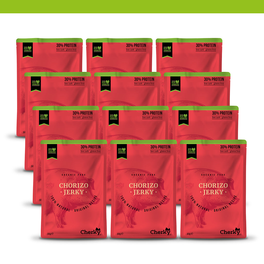 ECO · pork jerky · CHORIZO