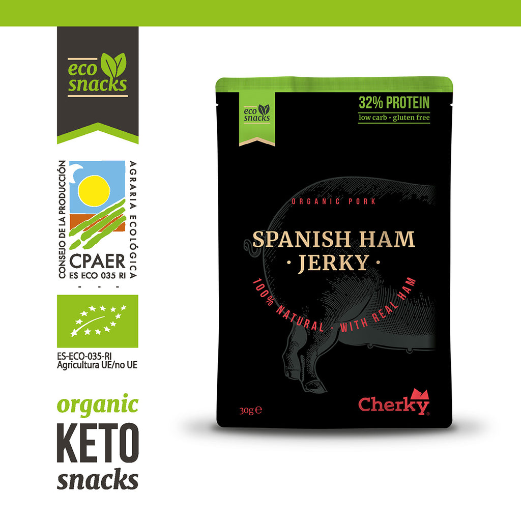 ECO · pork jerky · SPANISH HAM